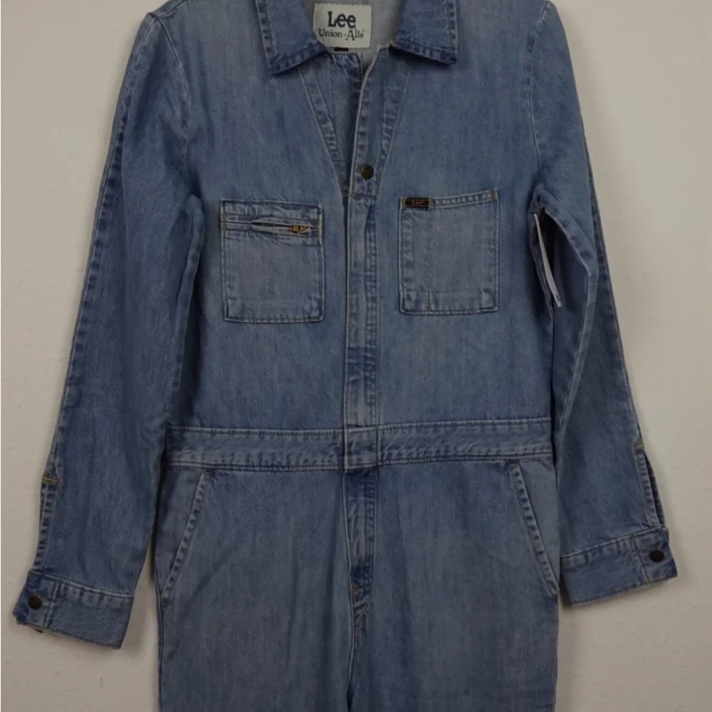 Light Blue Women’s Denim Jumpsuit Jeans - Picture 3 of 7